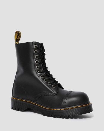 Dr Martens 8761 Bxb Leather Mid Calf Cizmy Panske Čierne | 0971-GELFN
